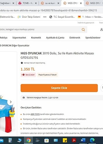 Beden Renk #kum ve #su # oyuncak
