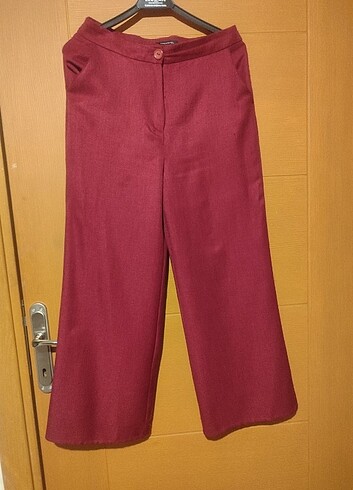 Trendyol & Milla #bordo#kumaş rahat pantalon#trendyol#38