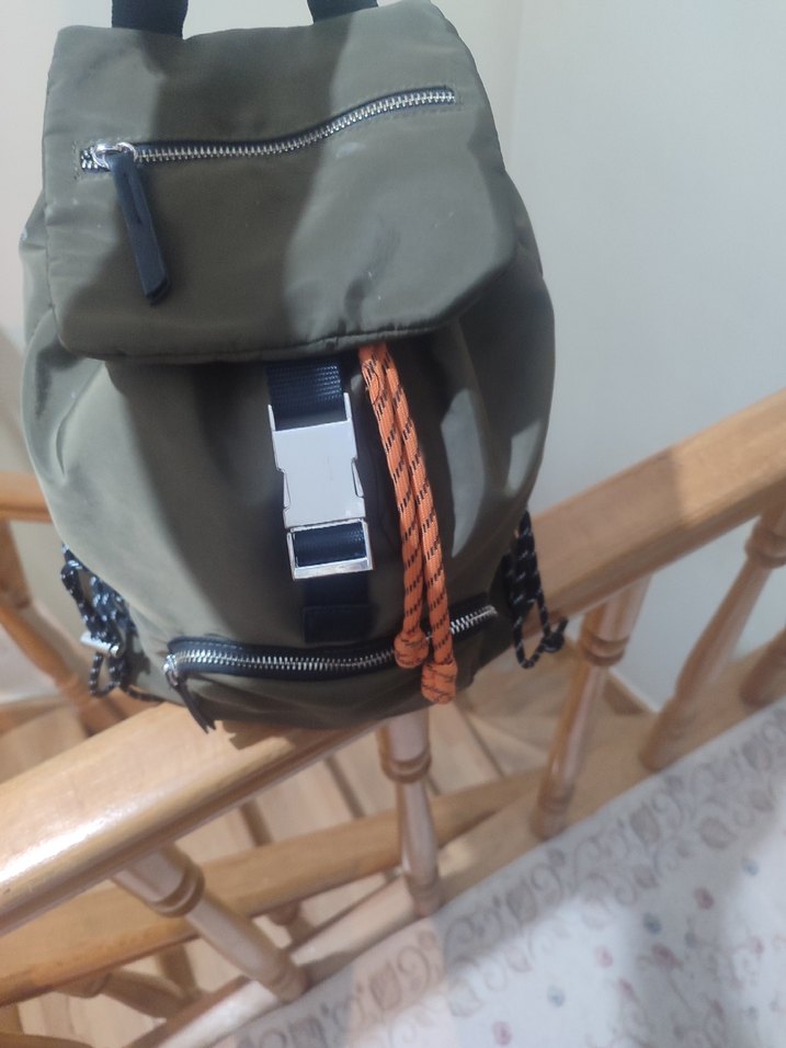 Gri Fermuarlı Erkek Omuz Çantası - Görsel 4