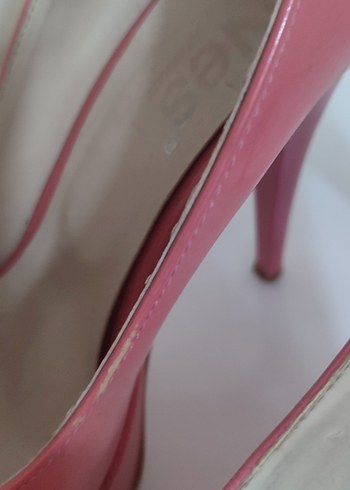 Pembe Stiletto Topuklu Kadın Ayakkabı - Görsel 5