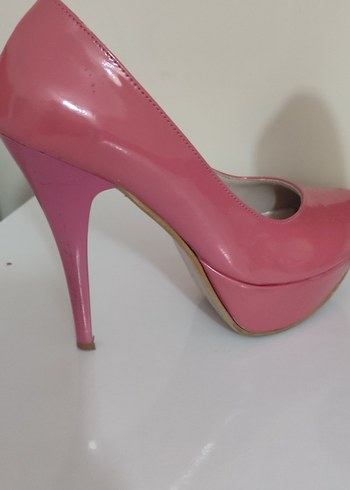 Pembe Stiletto Topuklu Kadın Ayakkabı - Görsel 3