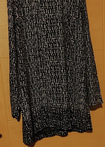 Desenli Siyah Hamile Tunik - Görsel 6