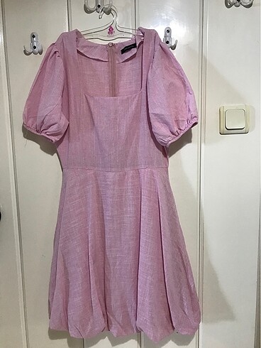 Trendyol pembe elbise