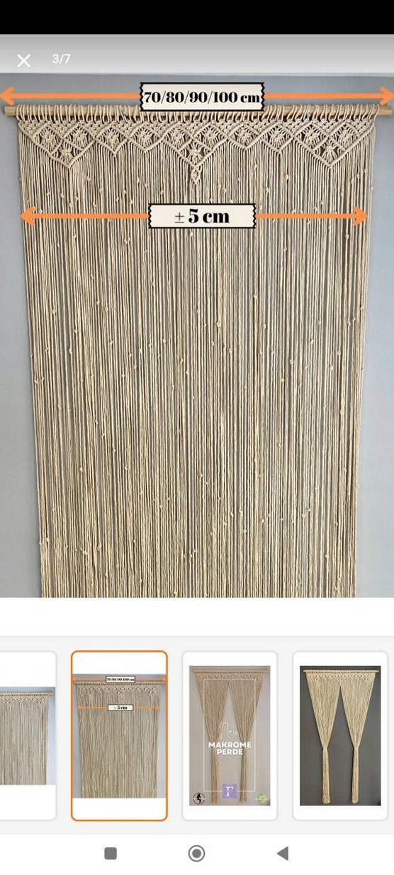 makrome kapı süsü - Görsel 3