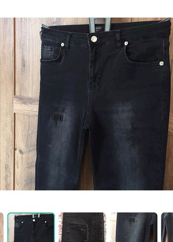 Zara Siyah Yikamali Dar Kesim Jean