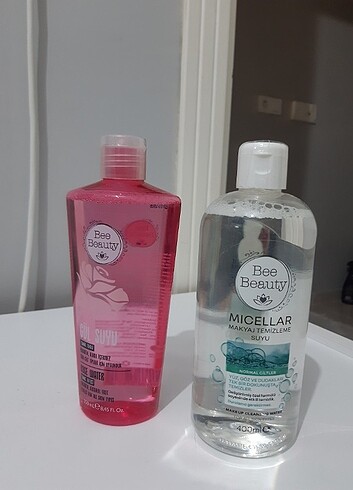Bee beauty gül suyu ve makyaj temizleme suyu