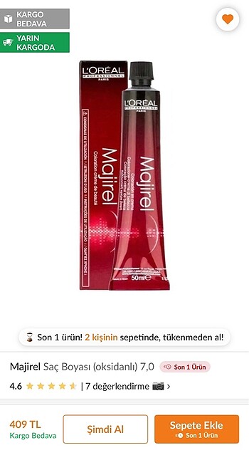 Majirel saç boyası