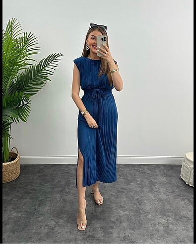 BSL FASHION Vatkalı elbise