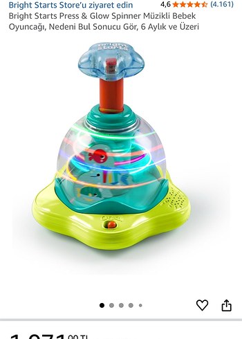 Bright Starts Müzikli Dönen Bebek Oyuncağı