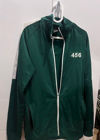 Diğer Koyu Yesil 456 Fermuarli Spor Ceket