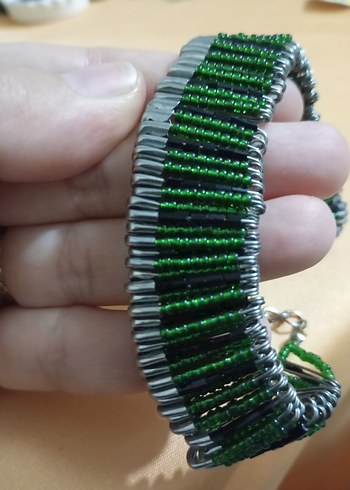  Beden yeşil Renk Yeşil Boncuklu Bohem Kolye