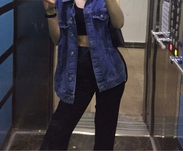 s Beden Jean yelek