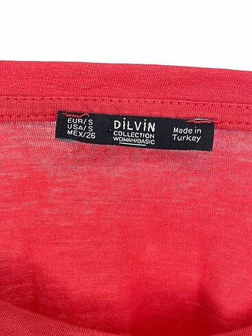 s Beden kırmızı Renk Dilvin T-shirt %70 İndirimli.