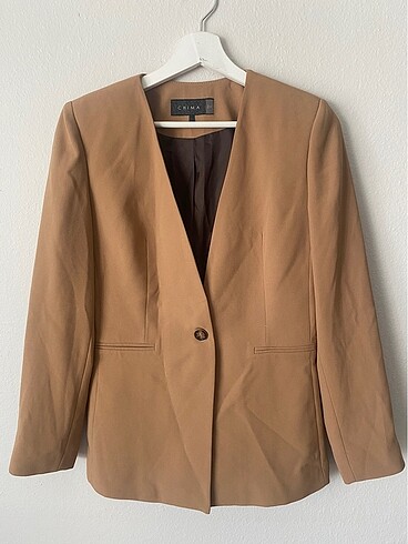 m Beden camel Renk Chima taba oversize blazer