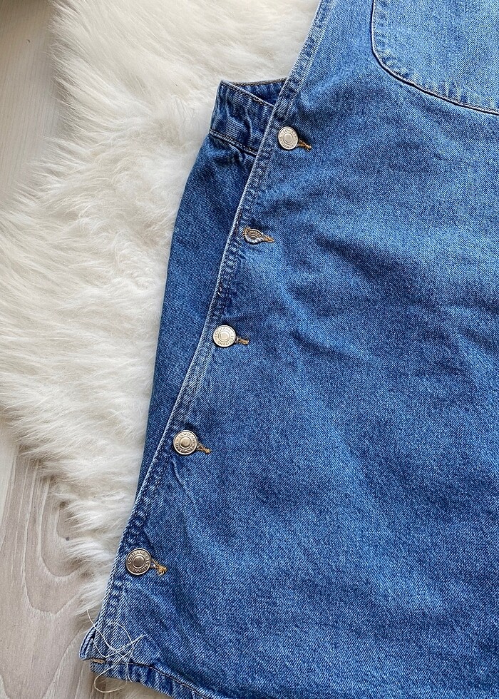 Lc waikiki denim jean salopet elbise - Görsel 3