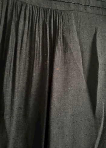 Zara boho chic Siyah Fırfırlı Kadın Gömlek - Görsel 8