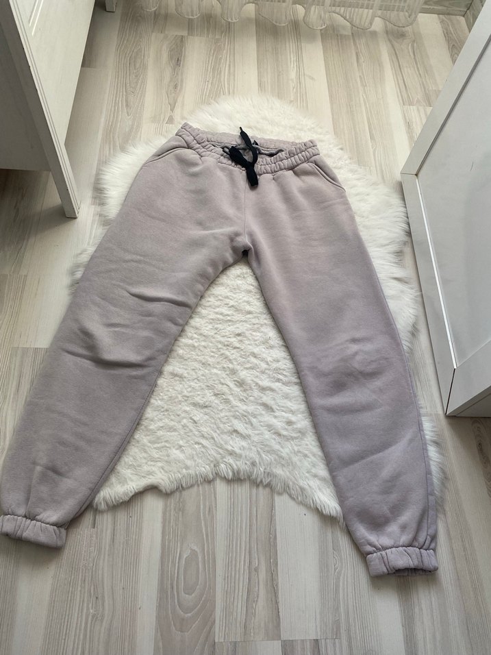 Zara pamuklu Rahat Kadın Eşofman Altı - Görsel 2