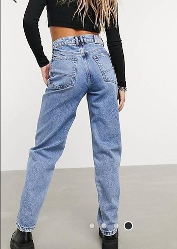 Asos dad kesim geniş paça jean - Görsel 2