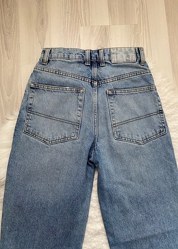 Asos dad kesim geniş paça jean - Görsel 11