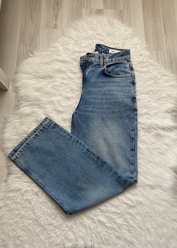 Asos dad kesim geniş paça jean - Görsel 4