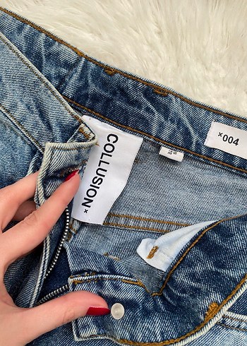 Asos dad kesim geniş paça jean - Görsel 8