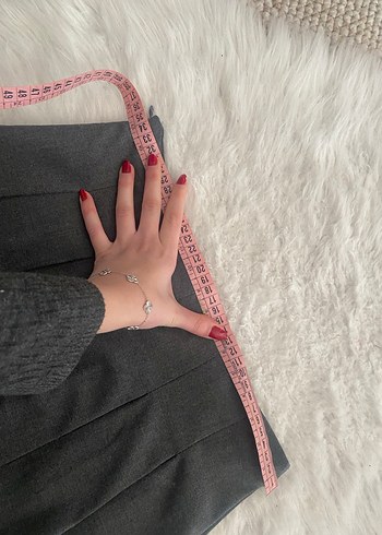 Zara Gri Pileli Mini Etek - Görsel 7