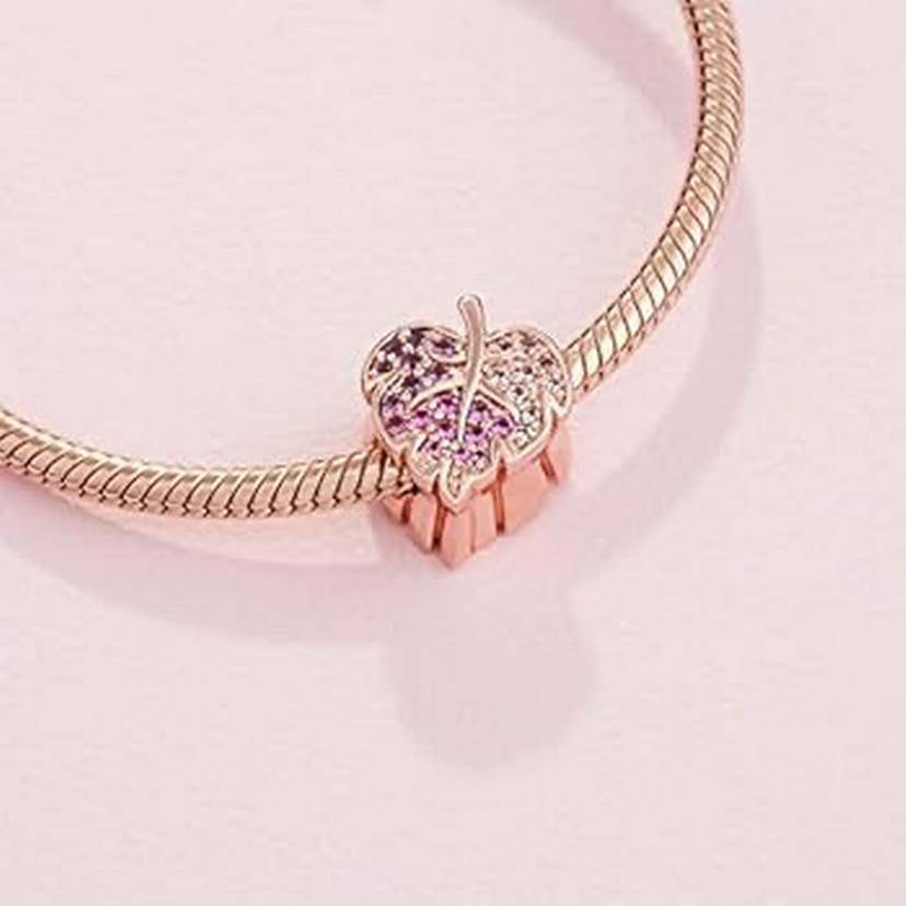 Pandora rose yaprak charm - Görsel 2