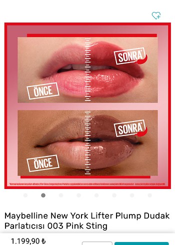 Maybelline plump lifter Pembe Dudak Parlatıcısı 003 - Görsel 6