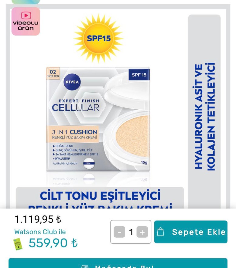 Nivea Cellular Expert Finish 3in1 Cushion BB Krem - Görsel 4