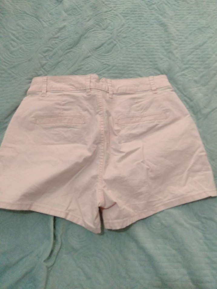 Bej Kadın Mini Pamuklu Şort - Görsel 4