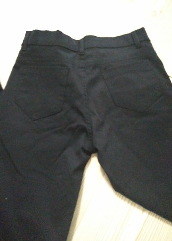 Erkek lacivert Denim Kemerli Pantolon - Görsel 4