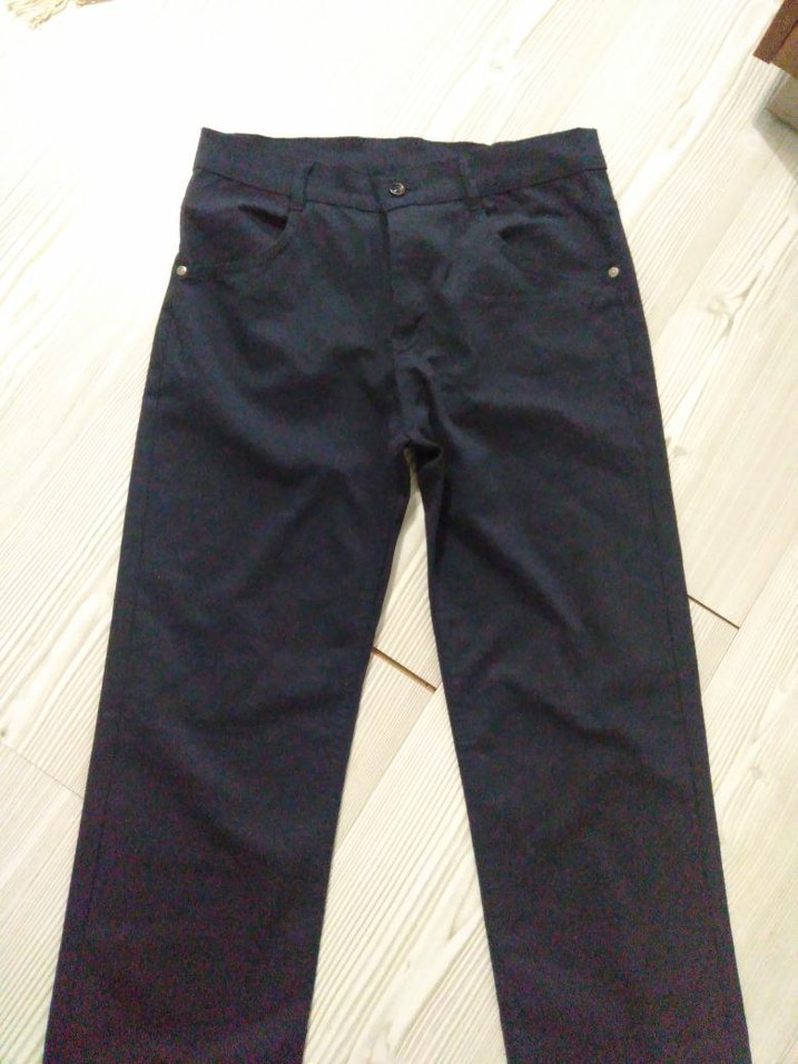 Erkek lacivert Denim Kemerli Pantolon - Görsel 2