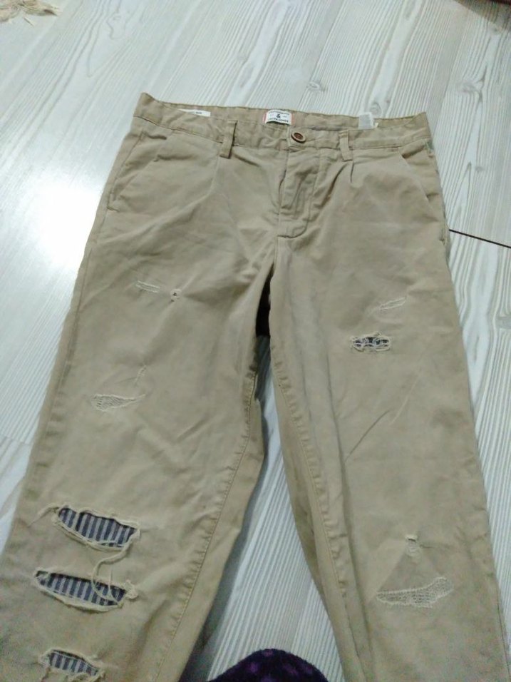 Bej Regular Fit Denim Pantolon - Görsel 3