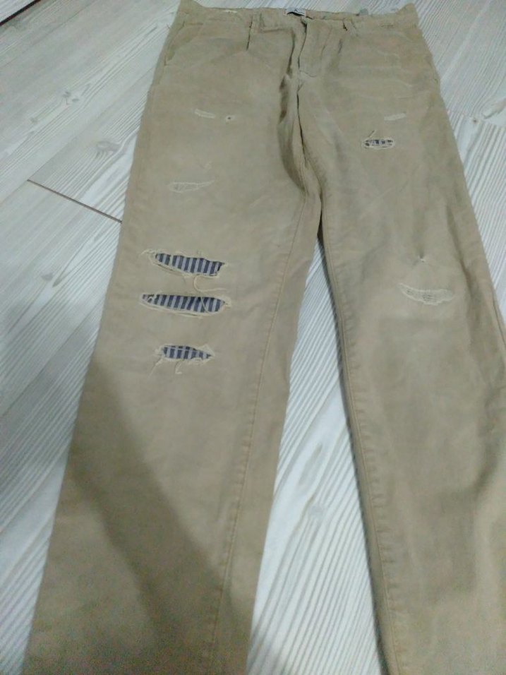 Bej Regular Fit Denim Pantolon - Görsel 2