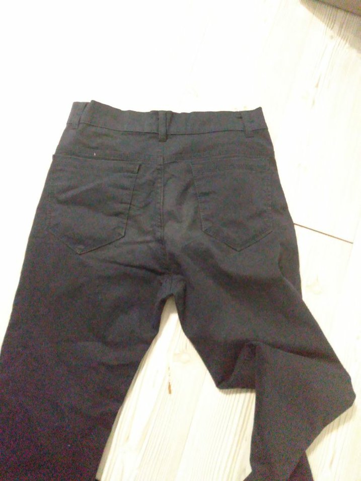lacivert Regular Fit Kot Pantolon - Görsel 4