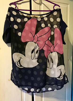 Diğer minnie li şifon bluz herkes bayılacak