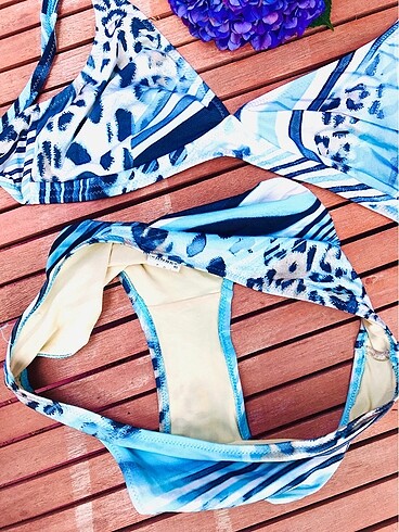40 Beden mavi Renk Sunset. Marka bikini takımı uygun fiyat
