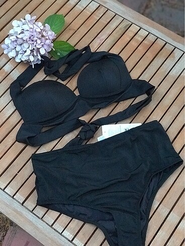 ANGELSİN yüksek bel bikini takımı yeni sıfır