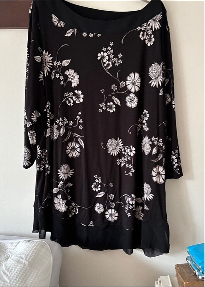 Mark Spencer geniş beden bluz tunik - Görsel 2