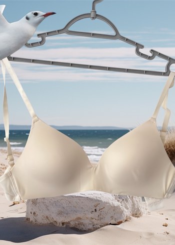 İkisi birden HM Bej ve kahve 2adetRahat Midi Sütyen - Görsel 3