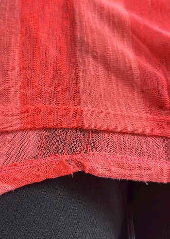 Kolsuz Mini Keten Bluz - Görsel 2