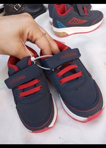 Erkek Çocuk Renkli Spor Ayakkabı Velcro
