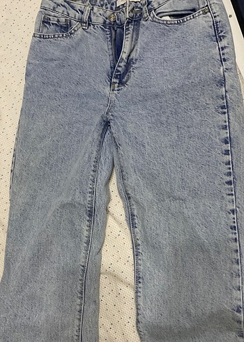 Pierre Cardin Acik Mavi Yuksek Bel Denim Jean Pierre Cardin Straight Fit Model