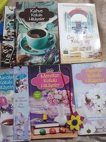 Menekşe+ Manolya+ Papatya +Kahve kokulu kitaplar+ Çay keyfinde H