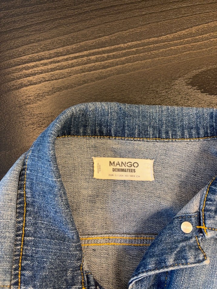 Mango Açık Mavi Kot Ceket — görsel 3/7