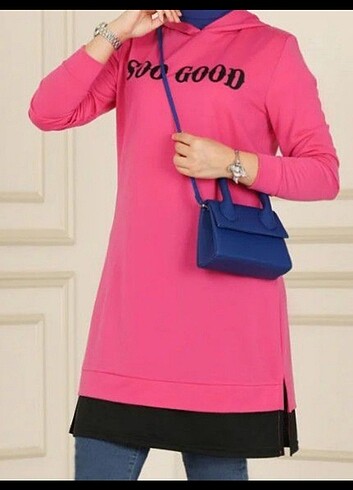 46 Beden pembe Renk #tunik #sıfır #ürün #pembe #fuşya