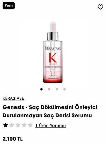 Diğer Kerastase Sac Dokulmesini Onleyici Serum