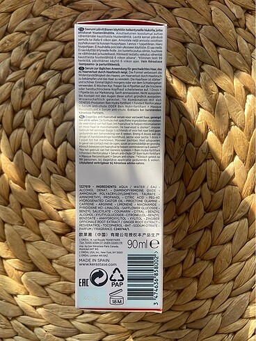  Beden Kerastase Sac Dokulmesini Onleyici Serum
