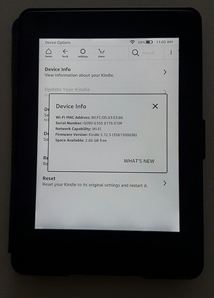 Beden Kindle paperwhite 3