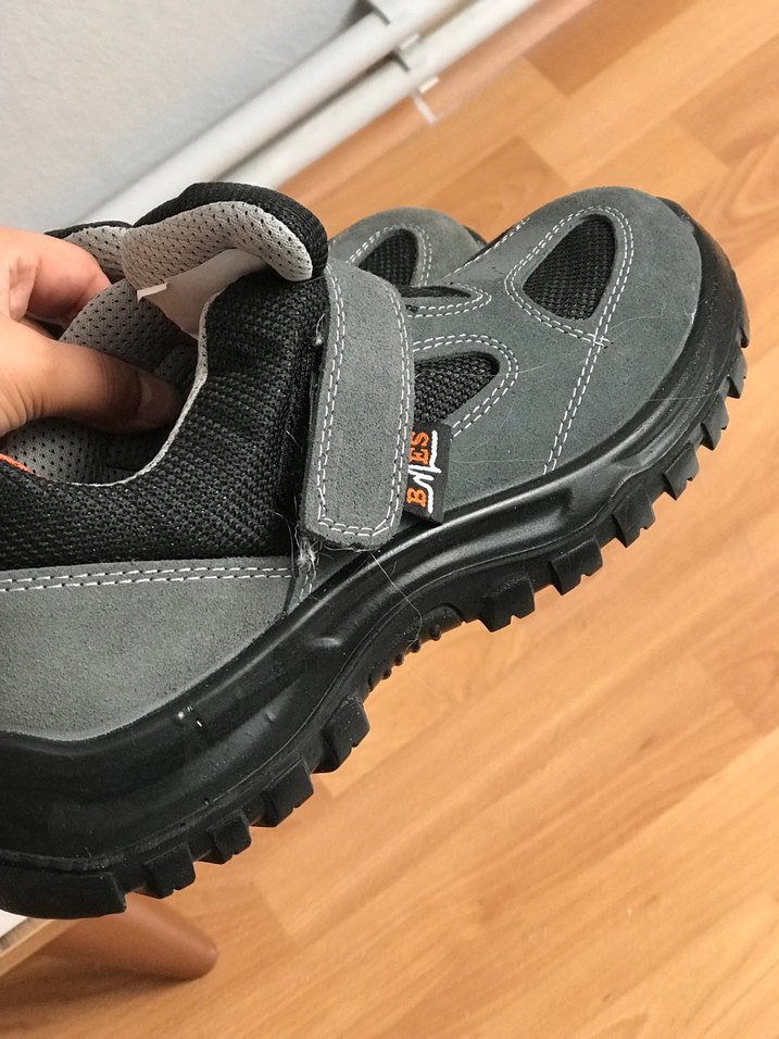 Erkek Gri Spor Sandalet Velcro Bantlı - Görsel 3